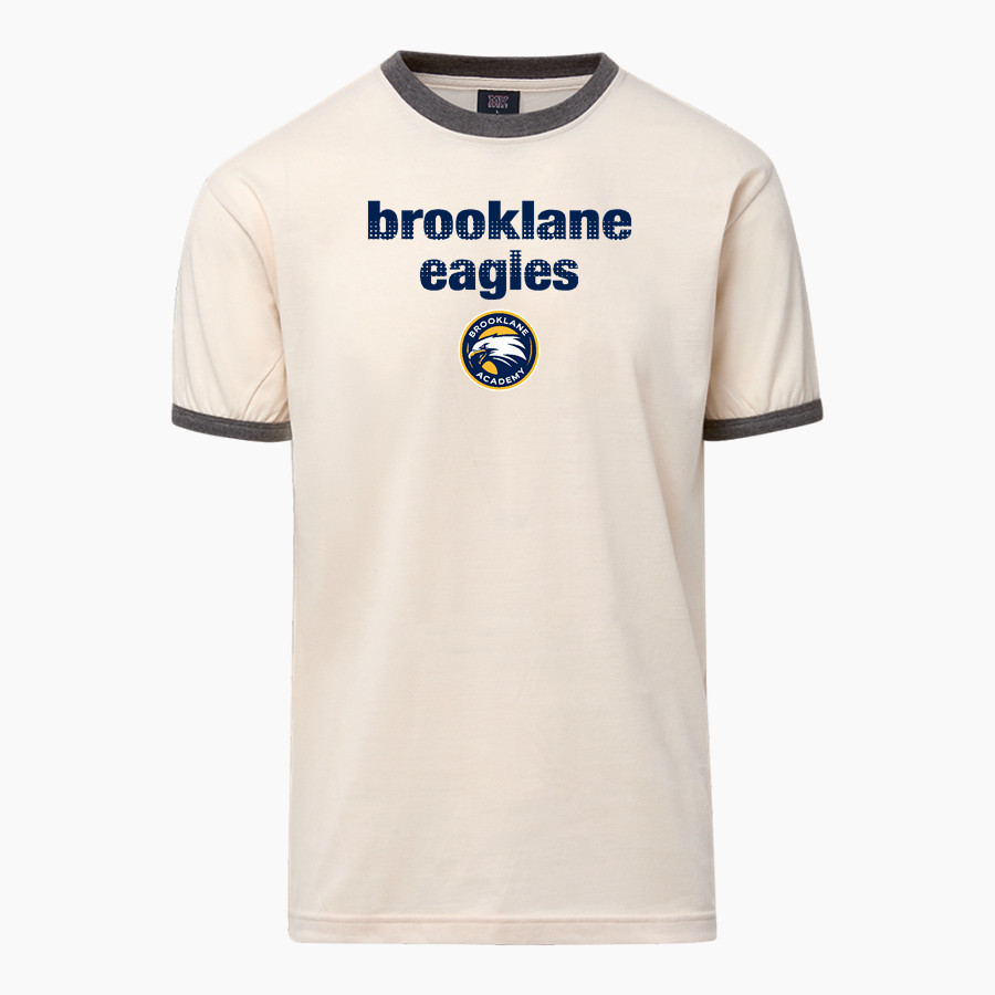 Brooklane Baptist Eagles MV Sport Men's Ringer Tee