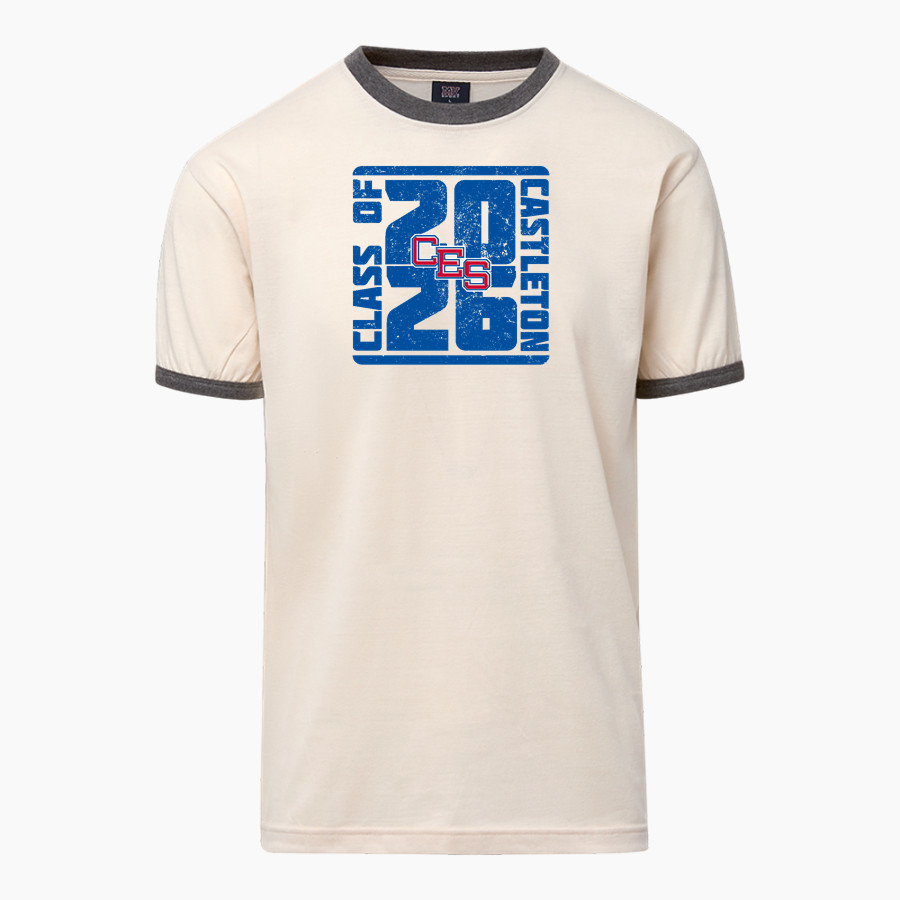 Castleton Wildcats <span class="pdp-name-mascot">Castleton Elementary Wildcats</span> MV Sport Men's Ringer Tee