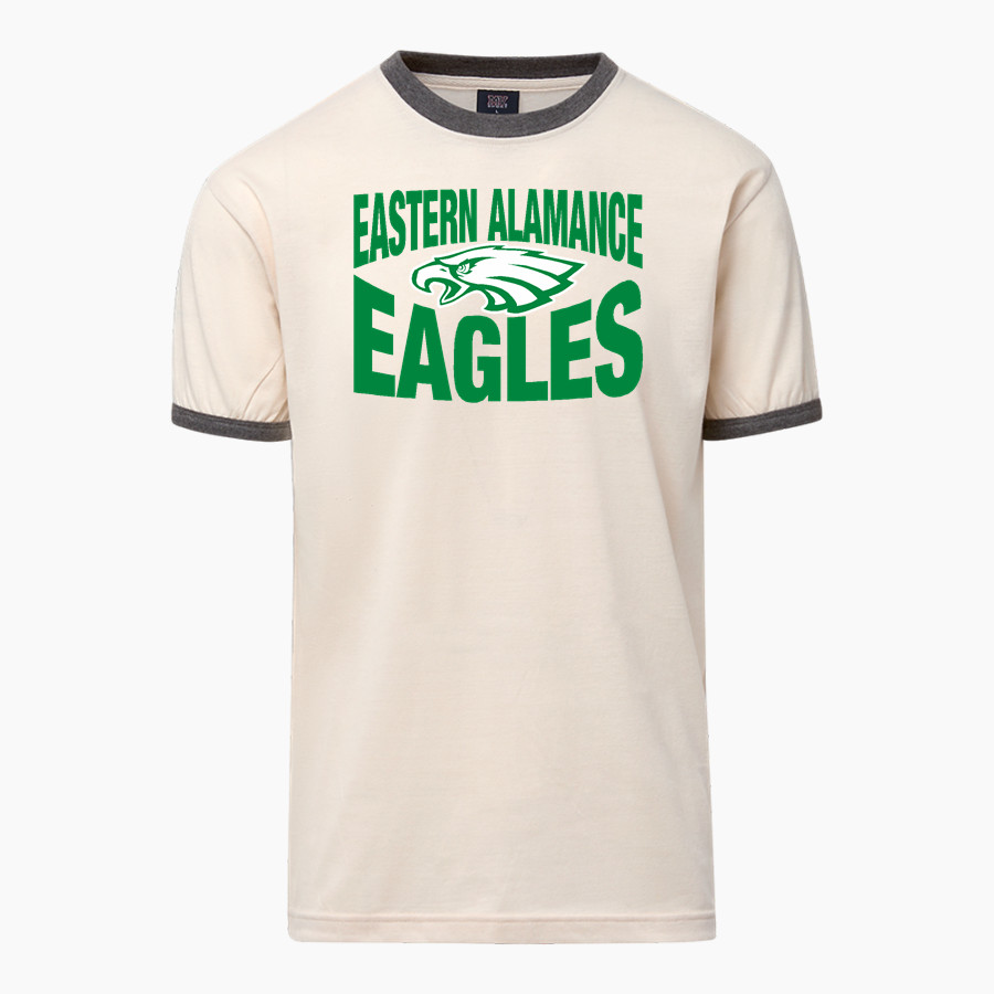 Eastern Alamance Eagles MV Sport Men's Ringer Tee