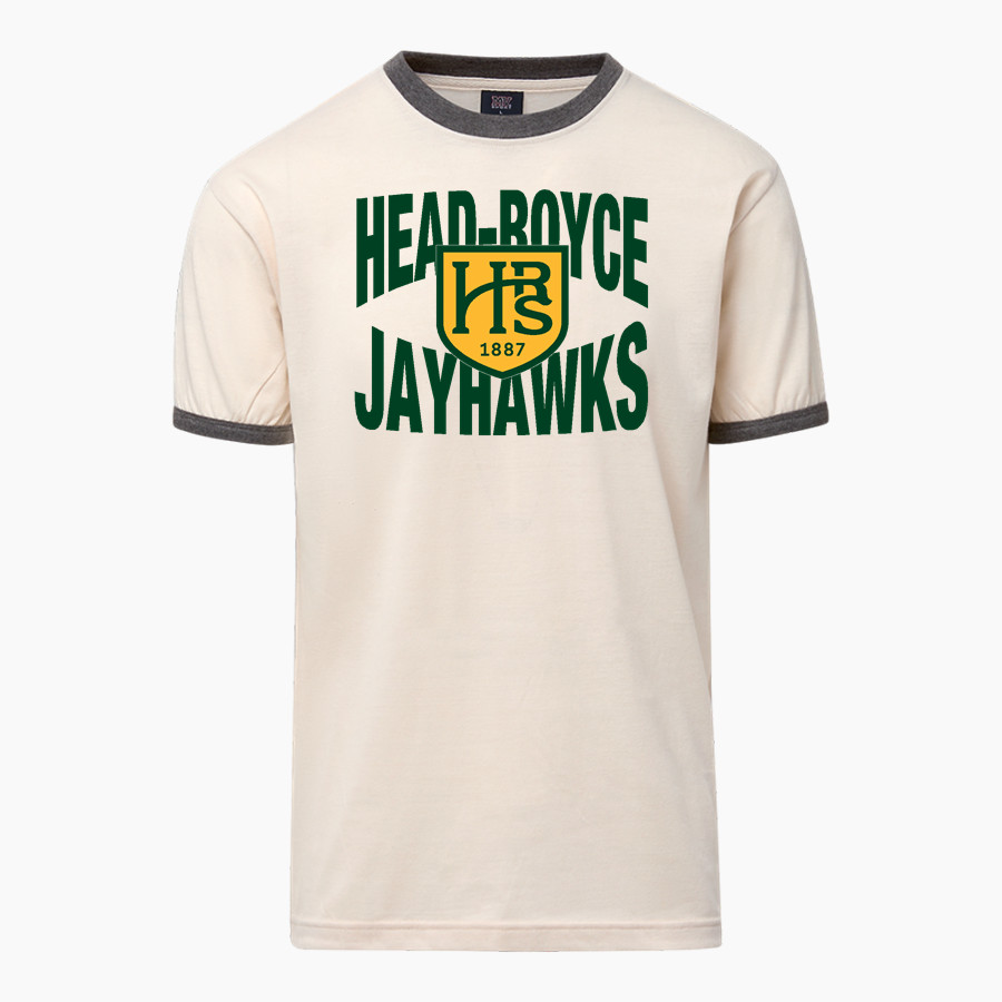Head-Royce Jayhawks MV Sport Men's Ringer Tee