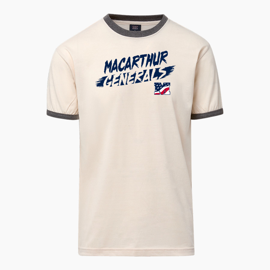 MacArthur Generals <span class="pdp-name-mascot">MACARTHUR HIGH SCHOOL Generals</span> MV Sport Men's Ringer Tee