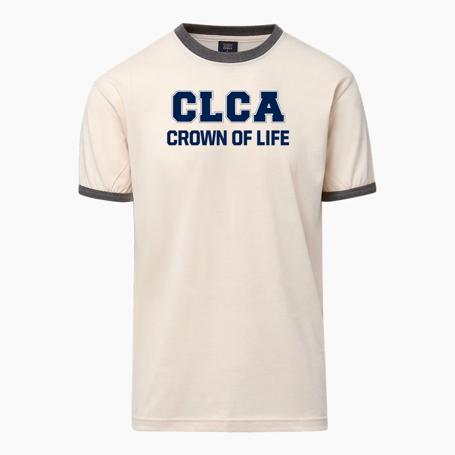 Crown of Life Knights <span class="pdp-name-mascot">Crown of Life Christian Academy Knights</span> MV Sport Men's Ringer Tee