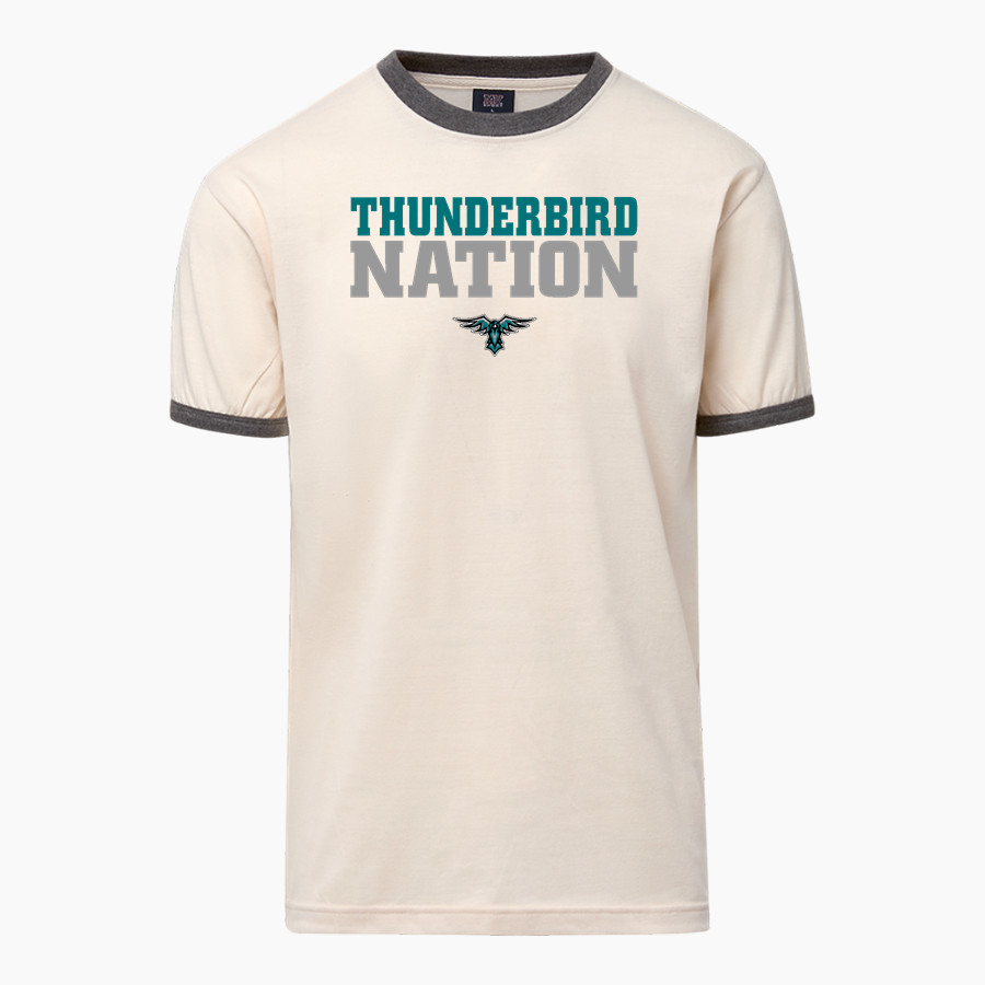 Mahnomen-Waubun THUNDERBIRDS <span class="pdp-name-mascot">Mahnomen-Waubun THUNDERBIRDS</span> MV Sport Men's Ringer Tee