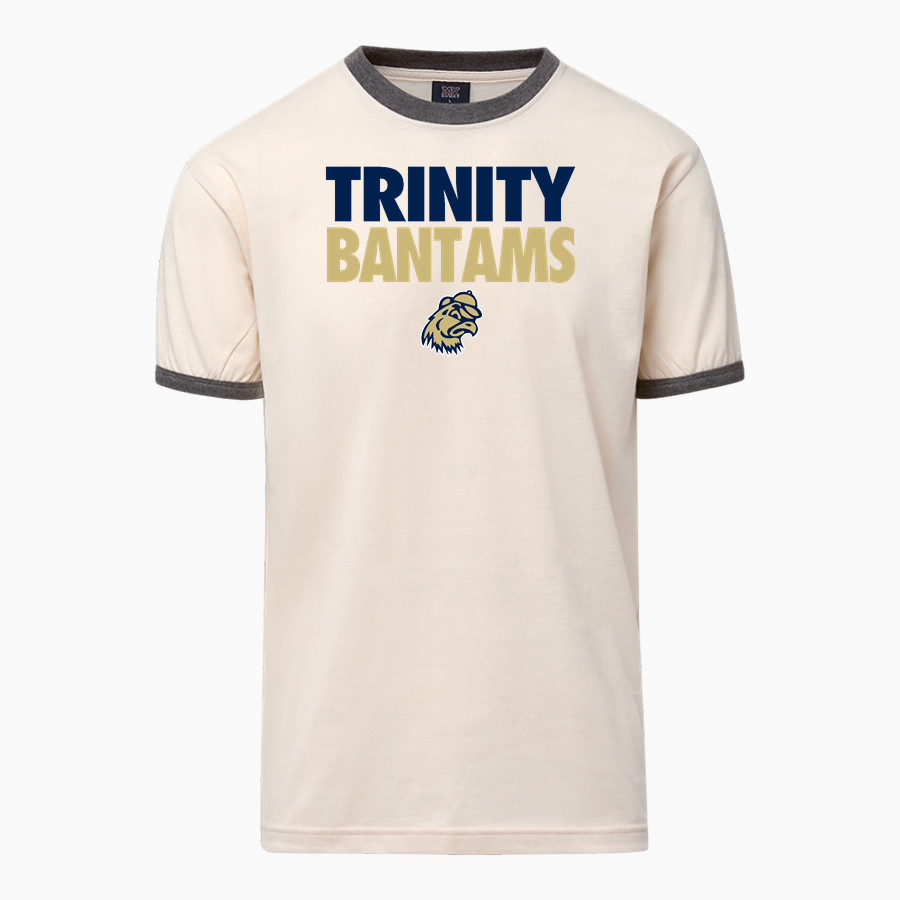 Trinity College Bantams The Official Online Store <span class="pdp-name-mascot">Trinity Bantams</span> MV Sport Men's Ringer Tee