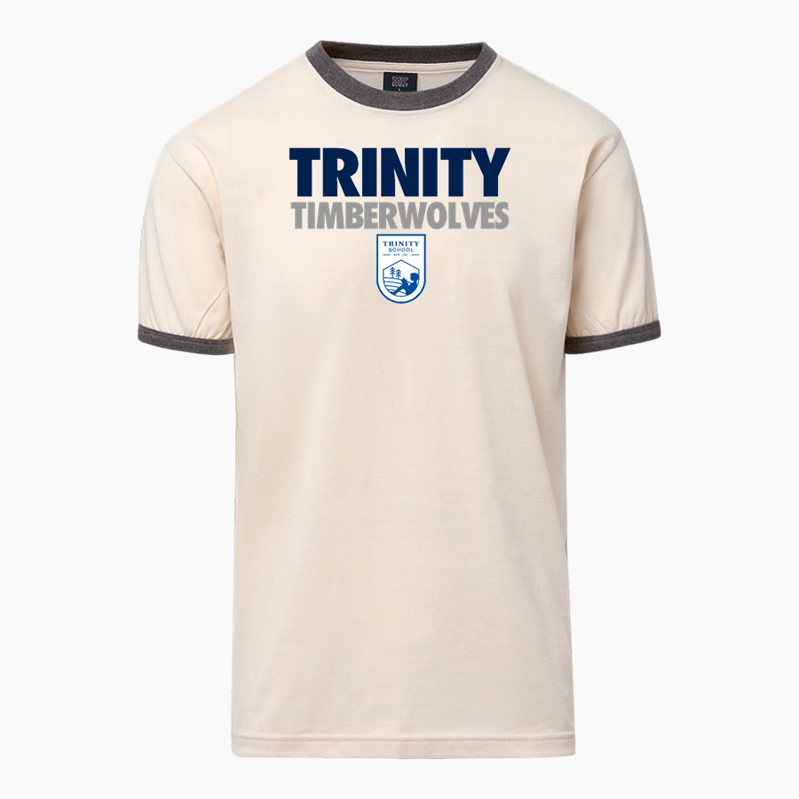 Trinity Timberwolves <span class="pdp-name-mascot">Trinity Timberwolves</span> MV Sport Men's Ringer Tee