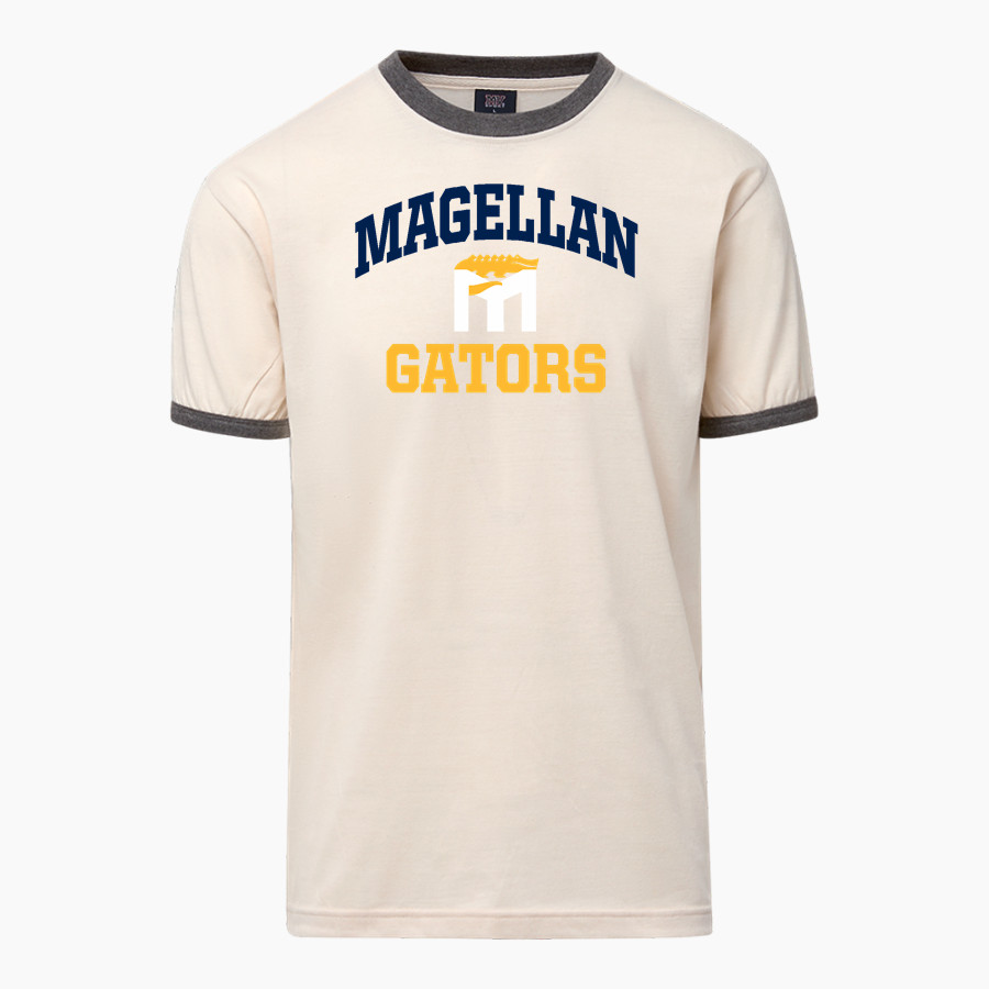 Magellan International School The Online Store <span class="pdp-name-mascot">Magellan Gators</span> MV Sport Men's Ringer Tee