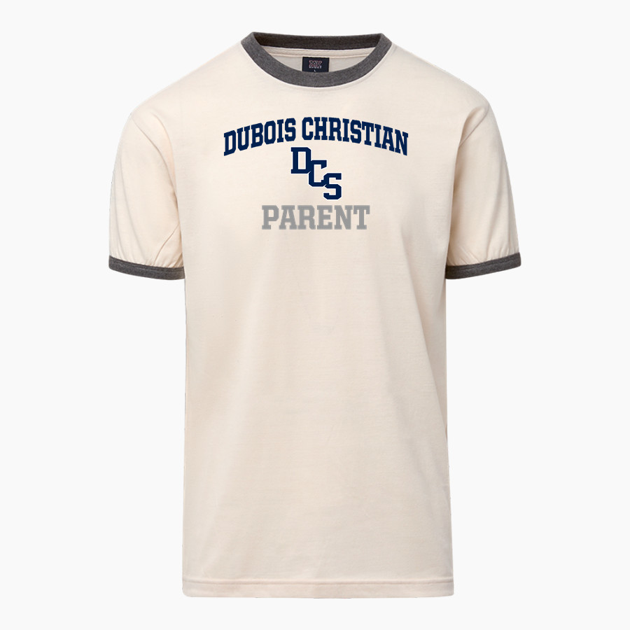 DUBOIS CHRISTIAN SCHOOLS EAGLES <span class="pdp-name-mascot">DUBOIS EAGLES</span> MV Sport Men's Ringer Tee