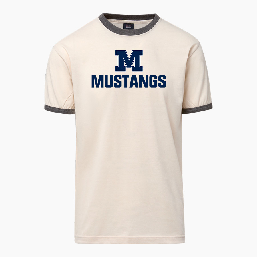 Merrill Mustangs MV Sport Men's Ringer Tee