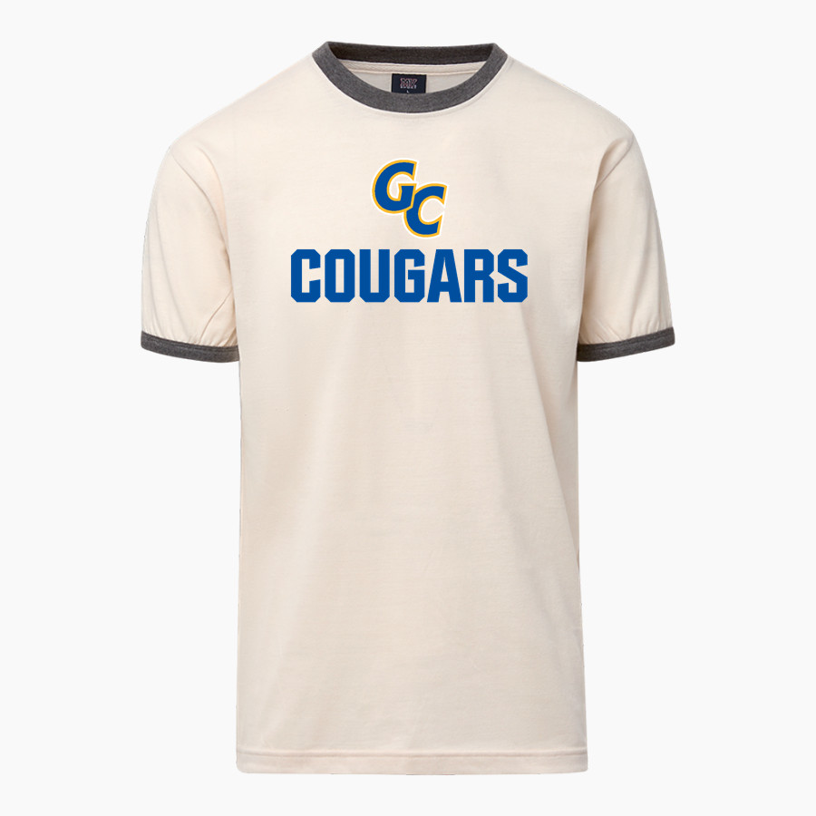 Greenfield Central Cougars Online Store <span class="pdp-name-mascot">Greenfield-Central Cougars</span> MV Sport Men's Ringer Tee