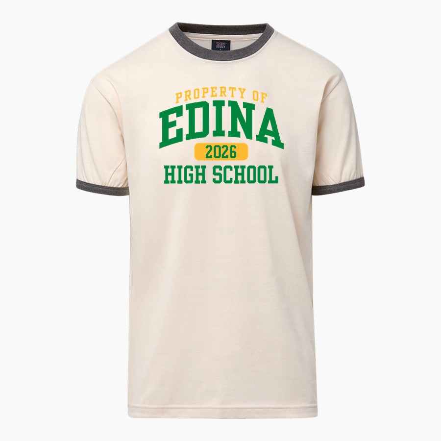Edina High School The Official Online Store <span class="pdp-name-mascot">Edina Hornets</span> MV Sport Men's Ringer Tee