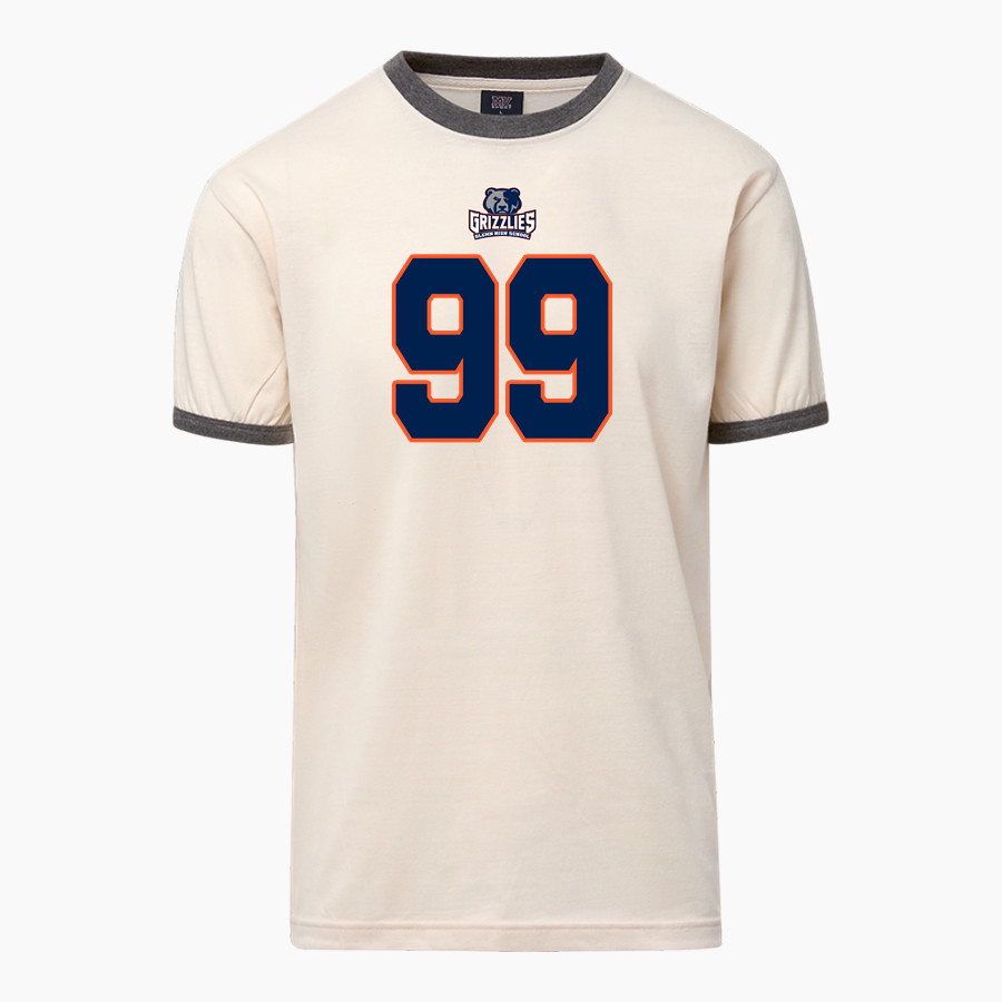 Glenn Grizzlies <span class="pdp-name-mascot">Tom Glenn Grizzlies</span> MV Sport Men's Ringer Tee