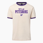 Pittsburg Dragons <span class="pdp-name-mascot">Pittsburg Dragons</span> MV Sport Men's Ringer Tee Front Thumbnail