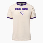 MARTINS FERRY HIGH SCHOOL PURPLE RIDERS <span class="pdp-name-mascot">MARTINS FERRY PURPLE RIDERS</span> MV Sport Men's Ringer Tee Front Thumbnail