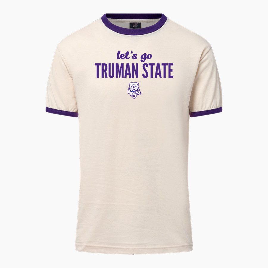 Truman State University Official Store of the Bulldogs <span class="pdp-name-mascot">Truman Bulldogs</span> MV Sport Men's Ringer Tee