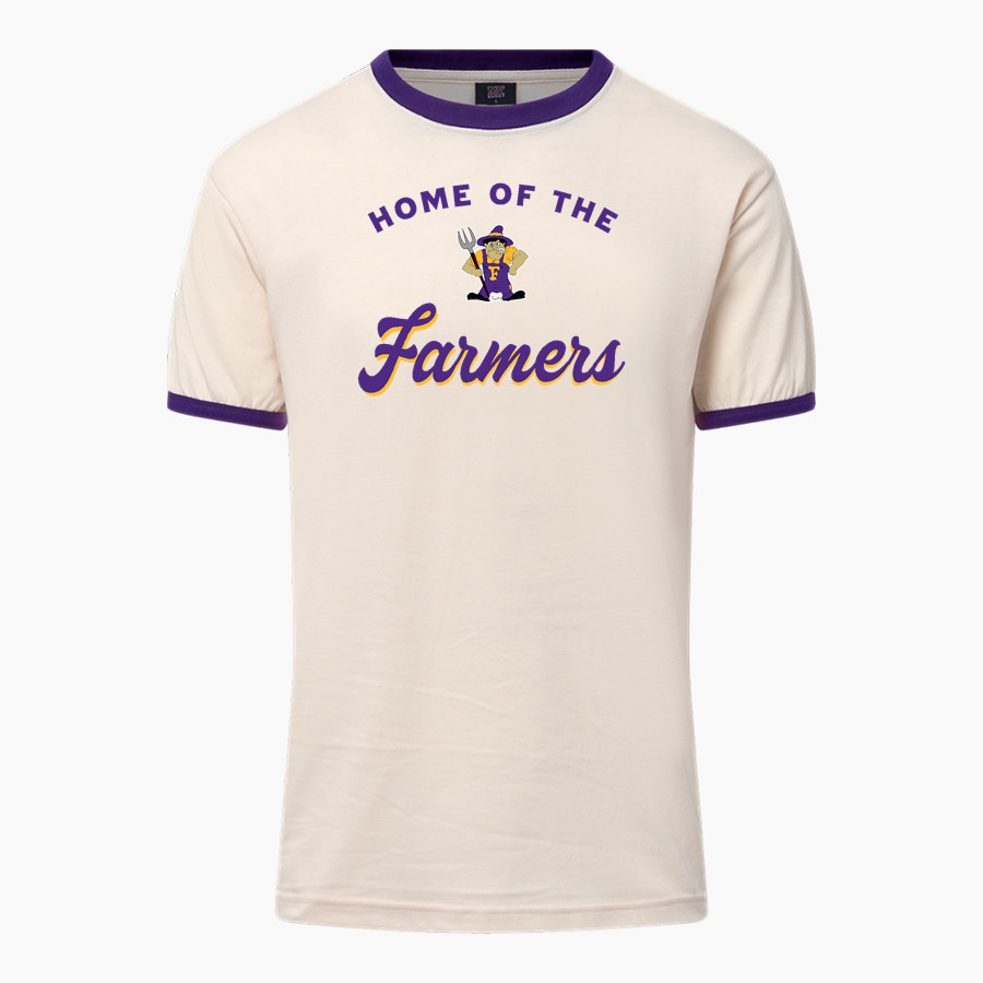FARMINGTON HIGH SCHOOL FARMERS <span class="pdp-name-mascot">FARMINGTON FARMERS</span> MV Sport Men's Ringer Tee