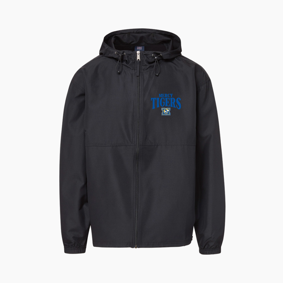 Mercy High School Tigers Online Store <span class="pdp-name-mascot">Mercy Tigers</span> MV Sport Men's Full Zip Windbreaker