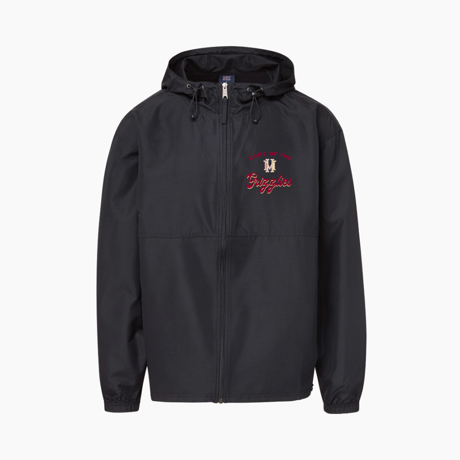 MISSION HILLS HIGH SCHOOL GRIZZLIES <span class="pdp-name-mascot">MISSION HILLS GRIZZLIES</span> MV Sport Men's Full Zip Windbreaker