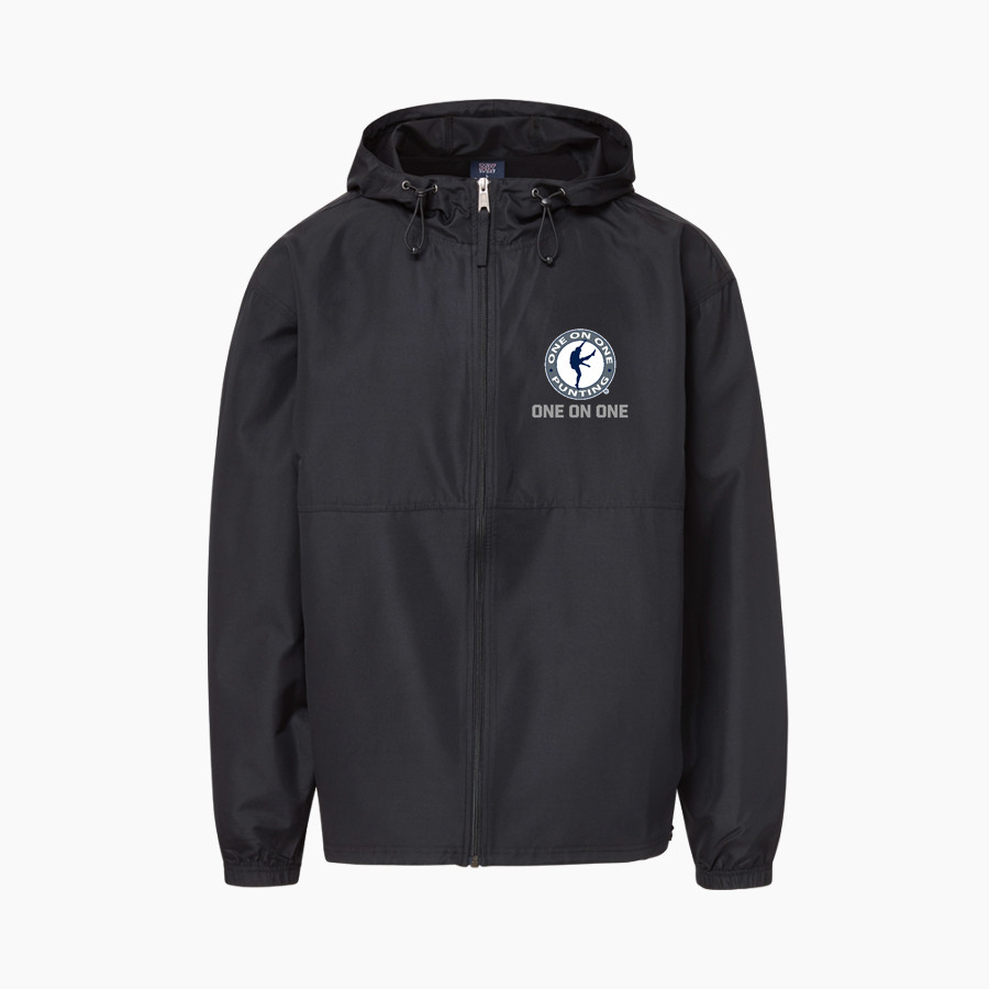 One on One Kicking Camp One on One <span class="pdp-name-mascot">One on One Kicking Camp</span> MV Sport Men's Full Zip Windbreaker
