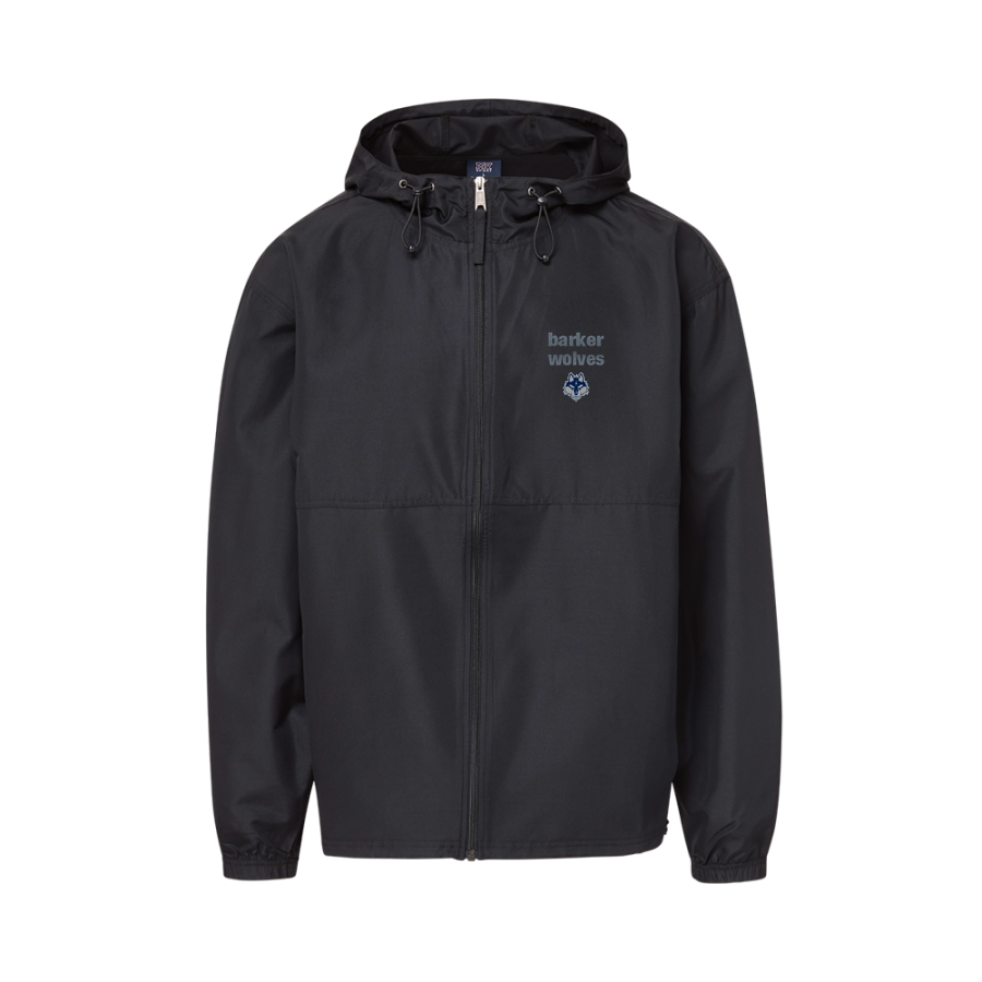 Barker Wolves <span class="pdp-name-mascot">Barker Wolves</span> MV Sport Men's Full Zip Windbreaker
