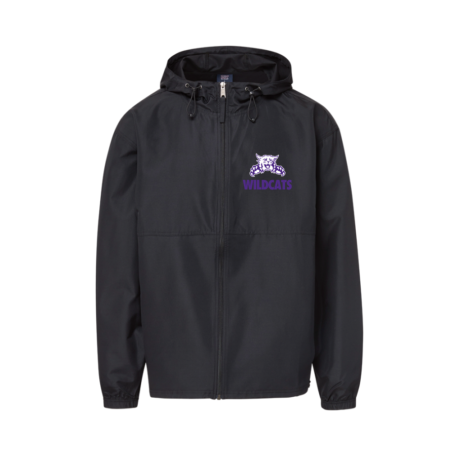 MILFORD CENTRAL SCHOOL WILDCATS <span class="pdp-name-mascot">MILFORD WILDCATS</span> MV Sport Men's Full Zip Windbreaker