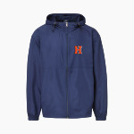 Hope College Online Athletics Store <span class="pdp-name-mascot">Hope Flying Dutch</span> MV Sport Men's Full Zip Windbreaker Front Thumbnail