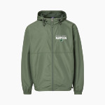 Greenville Green Wave official sideline store <span class="pdp-name-mascot">Greenville Green Wave</span> MV Sport Men's Full Zip Windbreaker Front Thumbnail