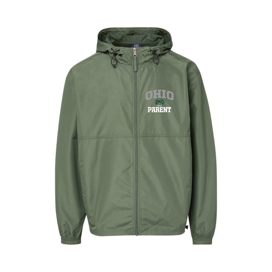 Ohio Bobcats <span class="pdp-name-mascot">Ohio University Hockey Bobcats</span> MV Sport Men's Full Zip Windbreaker