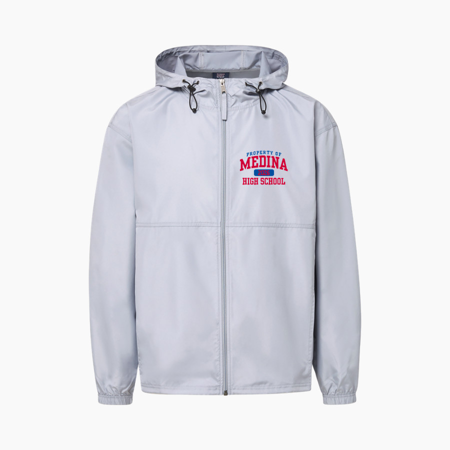 MEDINA HIGH SCHOOL MUSTANGS MV Sport Men's Full Zip Windbreaker