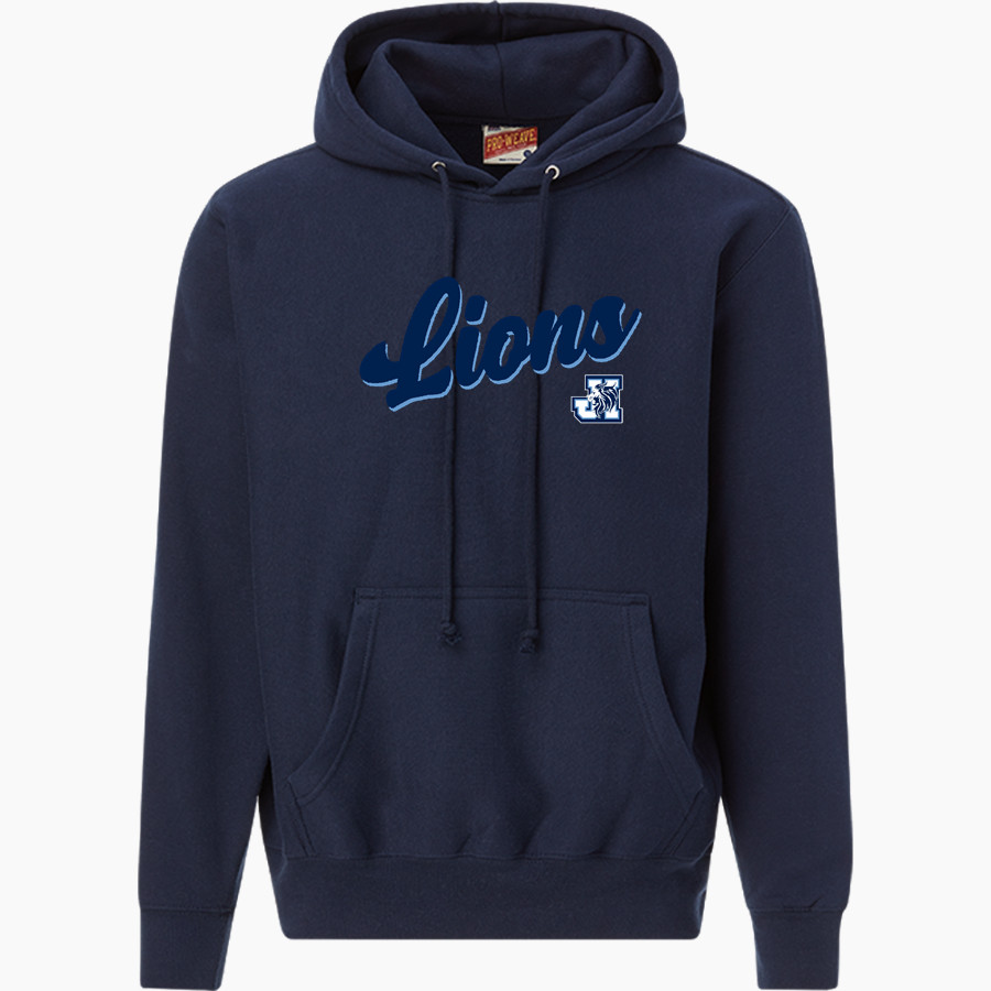 James Island Christian LIONS official sideline store MV Sport Men's Pro-Weave Hoodie