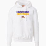 Rolling Meadows Mustangs <span class="pdp-name-mascot">Rolling Meadows High School Mustangs</span> MV Sport Men's Pro-Weave Hoodie Front Thumbnail