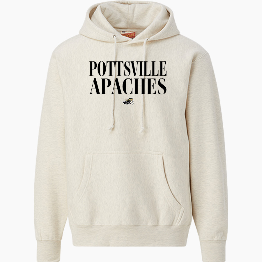 POTTSVILLE HIGH SCHOOL APACHES <span class="pdp-name-mascot">POTTSVILLE APACHES</span> MV Sport Men's Pro-Weave Hoodie