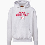 Minot State Beavers <span class="pdp-name-mascot">Minot State Beavers</span> MV Sport Men's Pro-Weave Hoodie Front Thumbnail