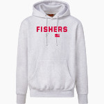 FISHERS HIGH SCHOOL TIGERS <span class="pdp-name-mascot">FISHERS TIGERS</span> MV Sport Men's Pro-Weave Hoodie Front Thumbnail