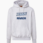 Rivier University Official Store of the Raiders MV Sport Men's Pro-Weave Hoodie Front Thumbnail