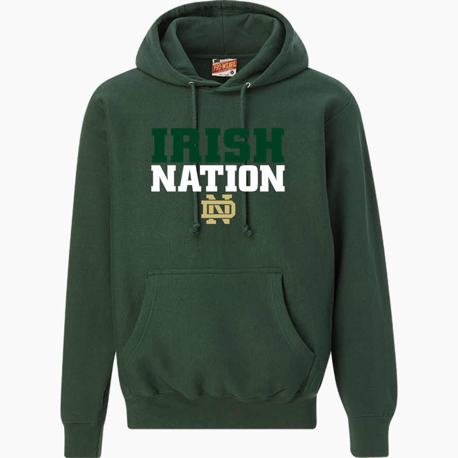 Notre Dame Irish <span class="pdp-name-mascot">Notre Dame Irish</span> MV Sport Men's Pro-Weave Hoodie