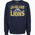 ALPHA OMEGA ACADEMY LIONS <span class="pdp-name-mascot">ALPHA OMEGA ACADEMY LIONS</span> MV Sport Men's Pro-Weave Crewneck Front Thumbnail