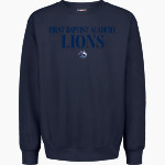 First Baptist Academy Lions <span class="pdp-name-mascot">First Baptist Academy Lions</span> MV Sport Men's Pro-Weave Crewneck Front Thumbnail