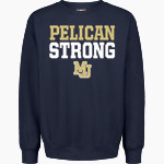 Morris Jeff Pelicans MV Sport Men's Pro-Weave Crewneck Front Thumbnail
