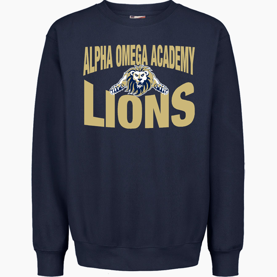 ALPHA OMEGA ACADEMY LIONS <span class="pdp-name-mascot">ALPHA OMEGA ACADEMY LIONS</span> MV Sport Men's Pro-Weave Crewneck