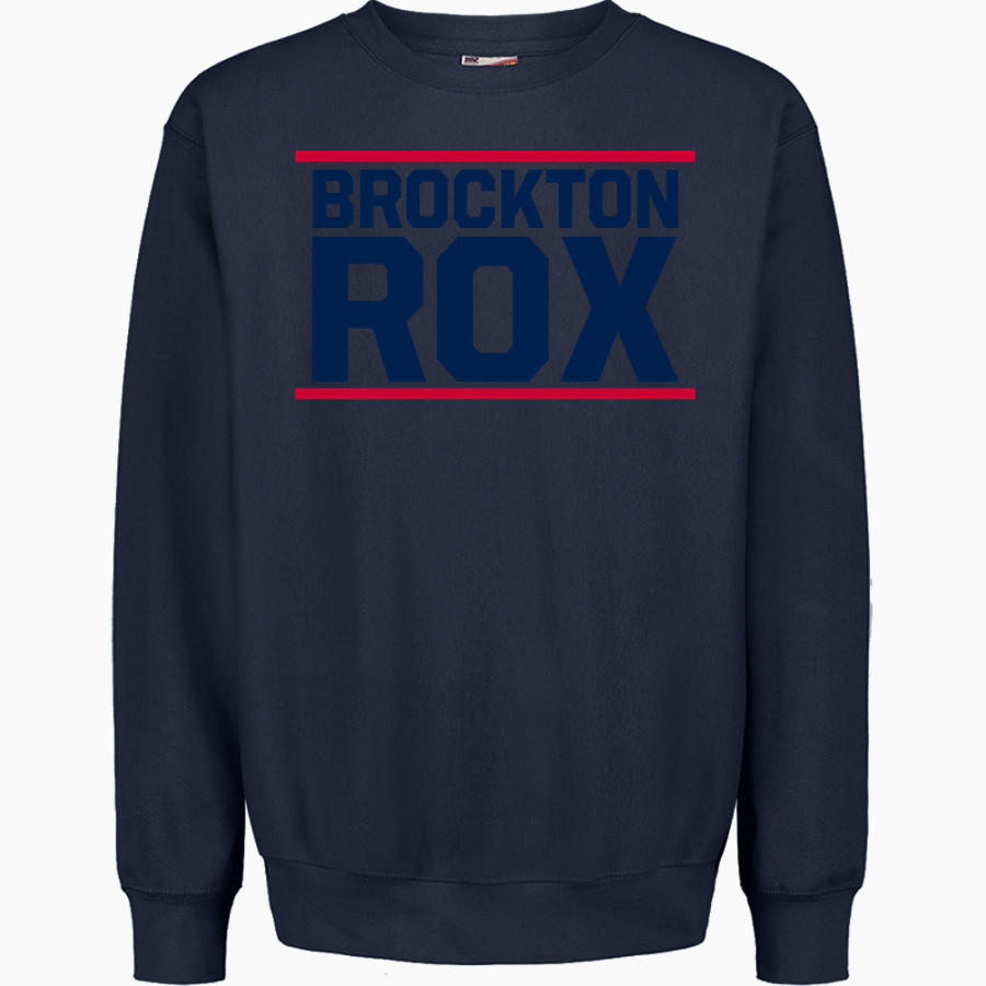 Brockton Rox Online Store <span class="pdp-name-mascot">Brockton Rox</span> MV Sport Men's Pro-Weave Crewneck