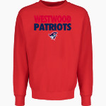 WESTWOOD HIGH SCHOOL PATRIOTS <span class="pdp-name-mascot">WESTWOOD PATRIOTS</span> MV Sport Men's Pro-Weave Crewneck Front Thumbnail