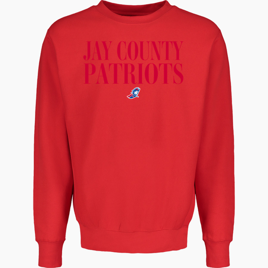 JAY COUNTY HIGH SCHOOL PATRIOTS MV Sport Men's Pro-Weave Crewneck