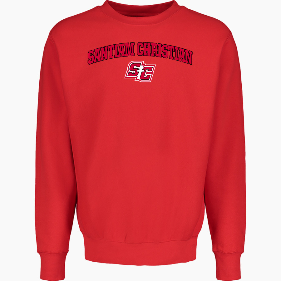 SANTIAM CHRISTIAN HIGH SCHOOL EAGLES MV Sport Men's Pro-Weave Crewneck