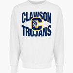 CLAWSON HIGH SCHOOL TROJANS MV Sport Men's Pro-Weave Crewneck Front Thumbnail