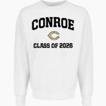CONROE HIGH SCHOOL TIGERS <span class="pdp-name-mascot">CONROE TIGERS</span> MV Sport Men's Pro-Weave Crewneck Front Thumbnail