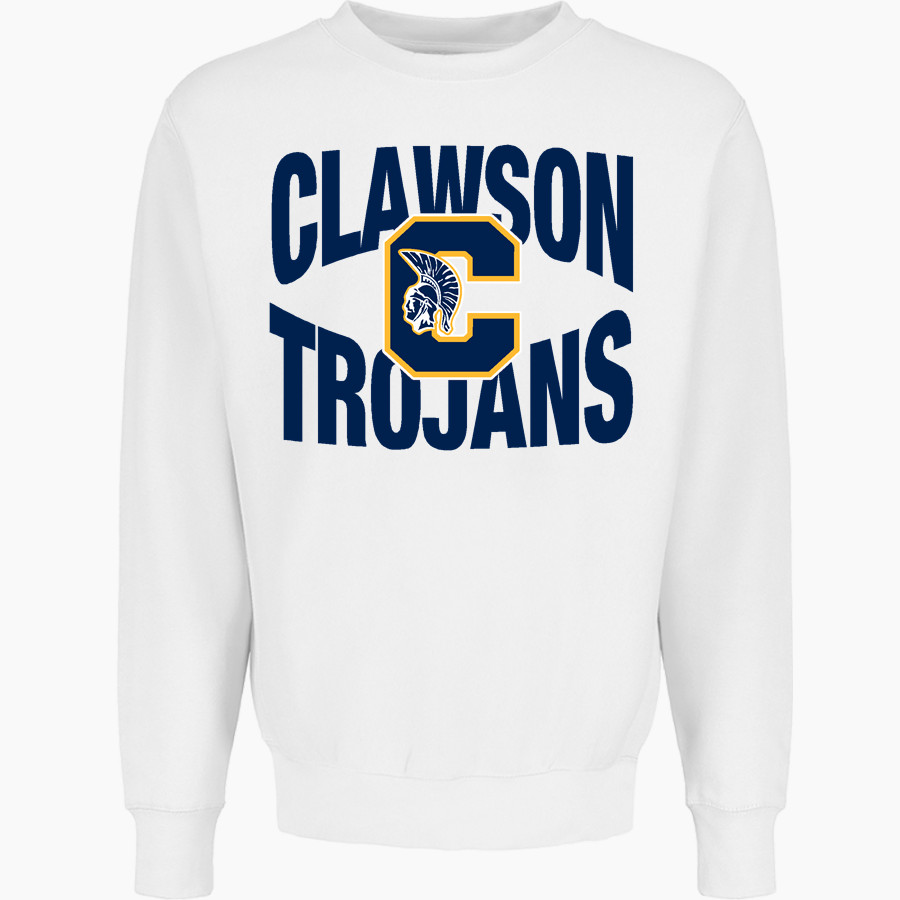 CLAWSON HIGH SCHOOL TROJANS MV Sport Men's Pro-Weave Crewneck
