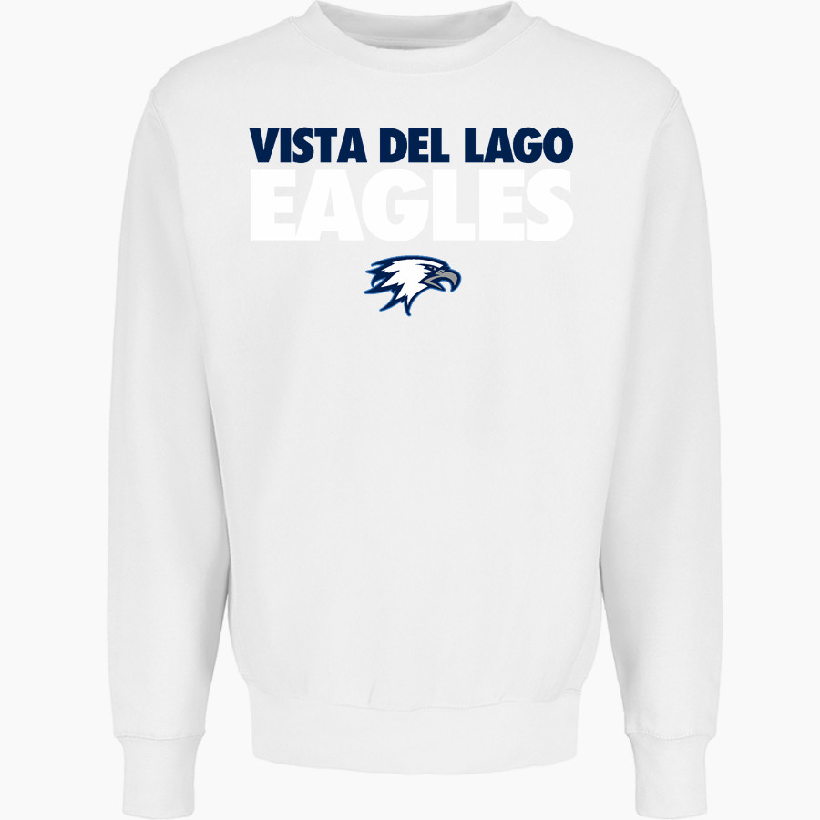 VISTA DEL LAGO HIGH SCHOOL EAGLES MV Sport Men's Pro-Weave Crewneck