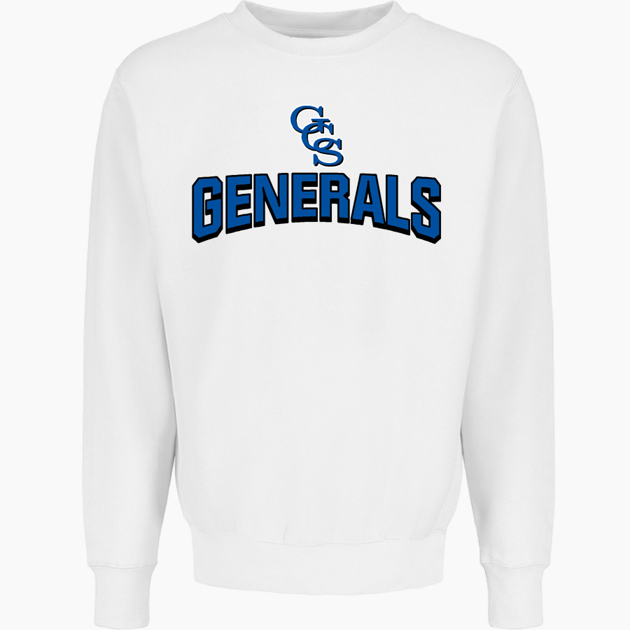 GEORGIA CHRISTIAN SCHOOL GENERALS MV Sport Men's Pro-Weave Crewneck