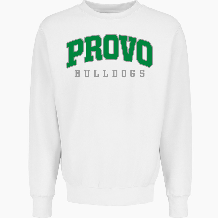 PROVO HIGH SCHOOL BULLDOGS <span class="pdp-name-mascot">PROVO BULLDOGS</span> MV Sport Men's Pro-Weave Crewneck