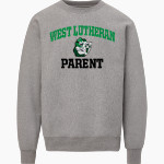 West Lutheran Warriors MV Sport Men's Pro-Weave Crewneck Front Thumbnail